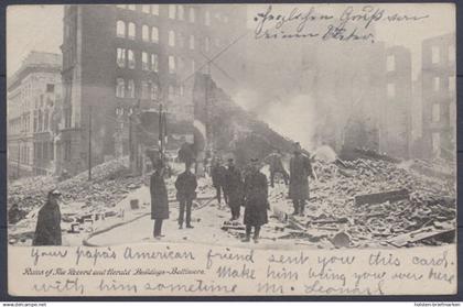 Baltimore, Ruins of the Record Building-Baltimore