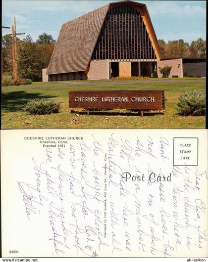 Cheshire CHESHIRE LUTHERAN CHURCH/Partie an der Luther Kirche 1970