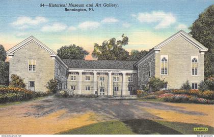 ETATS UNIS BENNINGTON HISTORICAL MUSEUM AND ART GALLERY