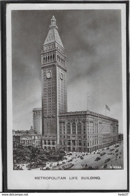 Etats Unis - New York - Metropolitan life building