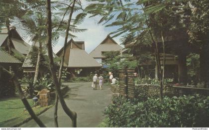 Hawaii Waiakea Resort Village in Hilo USA Postcard