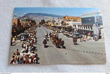 Sheridan avenue, main street of Cody, Wyoming, Yellowstone park, Etats Unis, USA