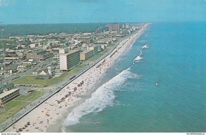 Virginia Beach VA - Aerial view Postcard 1975