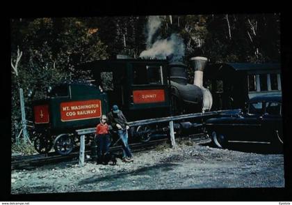 TRAIN - MOUNT WASHINGTON COG RAILWAY Station  - (WA. USA)