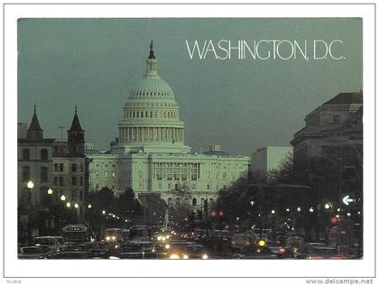 cp, Etats-Unis, Washington D.C.,The Capitol - Frais de Port France : € 1.60 - Dim. : 17 x 12 cm