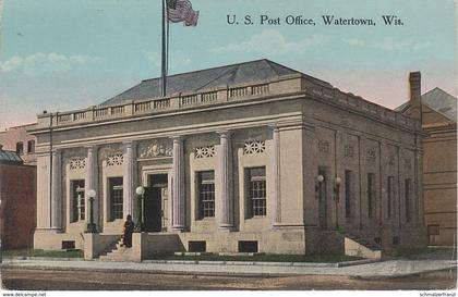 AK Watertown U. S. Post Office a Waukesha Madison Clyman Johnsons Creek Hubbleton Wisconsin WI United States USA