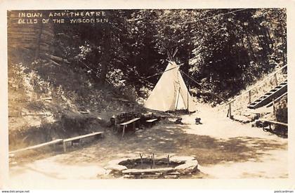 Usa - Dells of the Wisconsin River (WI) Indian Amphitheatre - REAL PHOTO