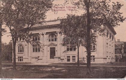 WISCONSIN - Carnegie Library, Appleton 1913