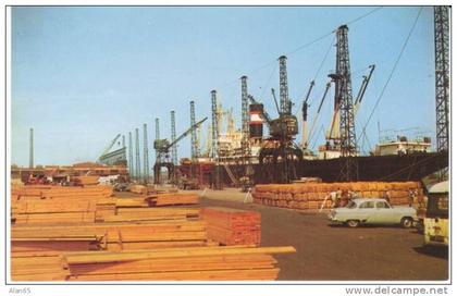 Wilmington DE Delaware, Marine Terminal, Auto, Harbor Docks, c1950s Vintage Postcard