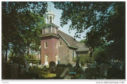 Wilmington DE Delaware, Old Swedes Church, Cemetery Graveyard, c1950s/60s Vintage Postcard