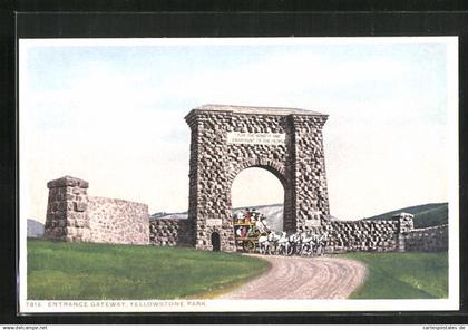 AK Yellowstone Park, WY, Entrance Gateway