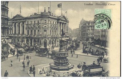 PC - London Londen Piccadilly Circus - 1906