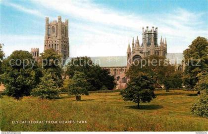 72757258 Ely East Cambridgeshire Ely Cathedral from Dean's Park