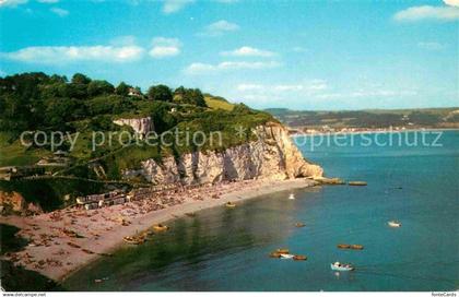 72769797 Beer Devon The Bay aerial view Beer Devon