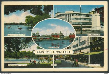 HULL vintage postcard England