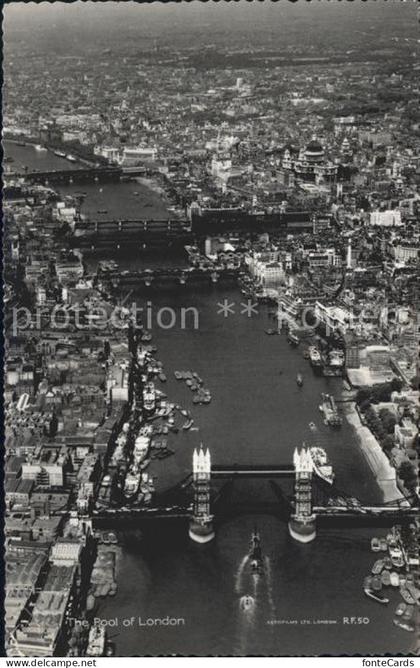 11751930 London The Pool of Londen Tower Bridge Thames aerial view