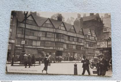 London, old housses, Holborn, Angleterre