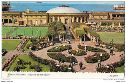 Winter Gardens, Weston-super-Mare old postcard not travelled bb151102