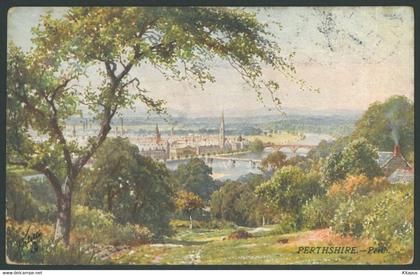 PERTHSHIRE vintage postcard Scotland