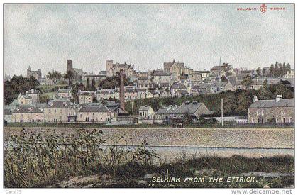 Royaume-Uni - Scotland /  Selkirk  from the Ettrick