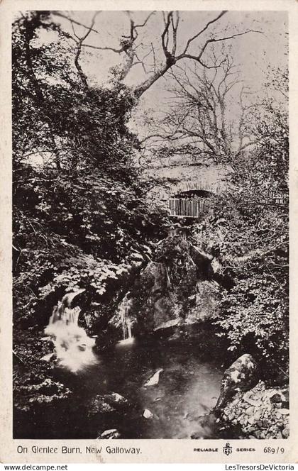 ROYAUME UNI - New Galloway - On Glenlee Burn - Vue générale - Carte postale ancienne