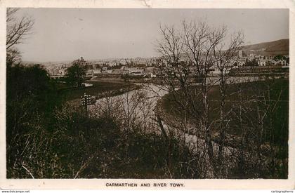 Wales Carmarthen & river Towy