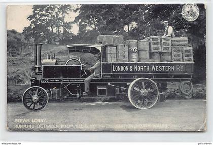 Wales - HOLYWELL - Steam lorry running between Holywell and Holywell Station - London & North Western Railway - Publ. Lo