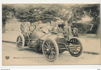 Llangattock Charles Rolls Gordon Benett 1905 on Wolseley car founder of Rolls Royce