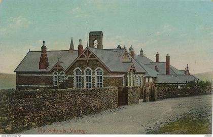 Varteg Torfaen The Schools   Hand colored used from St Nicolas Belgium