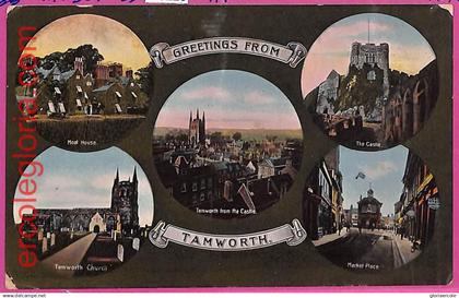 55226 -  GREAT BRITAIN - VINTAGE POSTCARD - Tamworth, Midlands - 1917