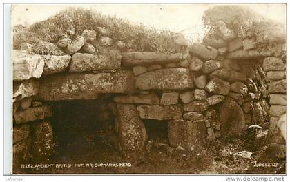 pays divers - royaume uni -ref C411-ancient british hut -nr gurnards head carte bon etat - postcard in good condition  -