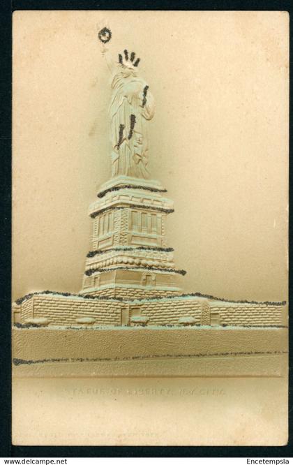 Carte Postale en Relief - New York - Statue de la Liberté (CP24968)