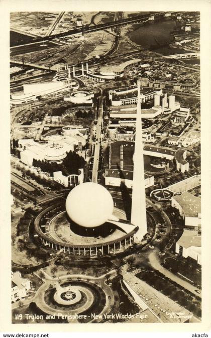 PC CPA US, NY, NEW YORK, WORLDS FAIR, VINTAGE REAL PHOTO POSTCARD (b6873)