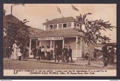 Postcard, United States, Syracuse NY, German Kali Works Nassau Street