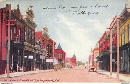 ALBUQUERQUE (NM) Gold avenue looking West - Crystal Theatre