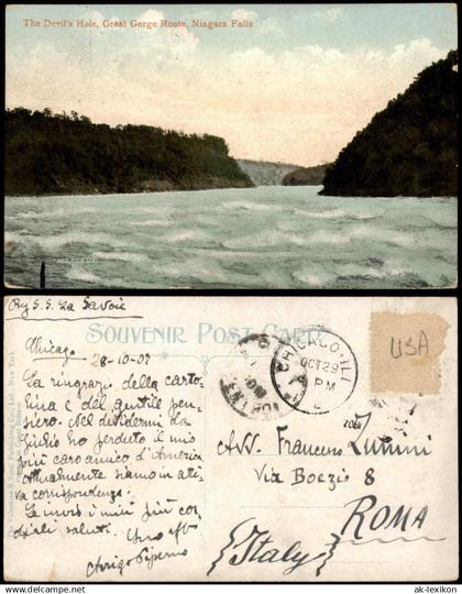 Niagara Falls (NY) The Devil's Hole, Great Gorge Route, Niagara Falls 1929