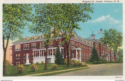 St Joseph Hospital Nashua Vintage USA Postcard