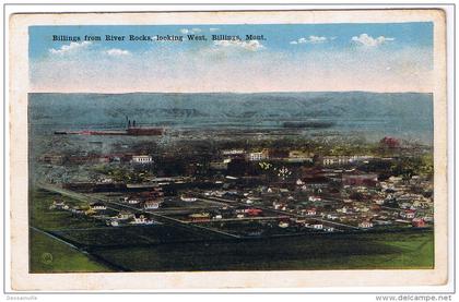 BILLINGS FROM RIVER ROCKS LOOKING WEST  MONTANA