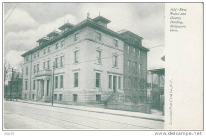 Bridgeport CT Connecticut, Post Office and Charity Building, Architecture, c1900s Vintage Postcard