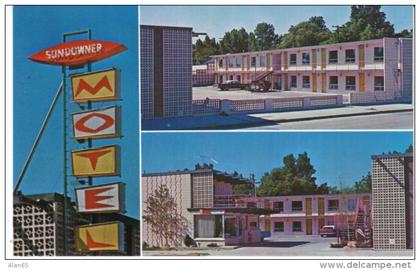 Caldwell Idaho, Sundowner Motel, Lodging, c1960s Vintage Postcard