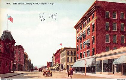 CHEYENNE (WY) 16th Street looking West