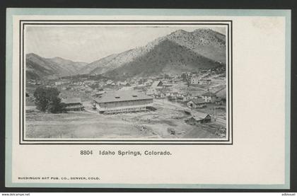 IDAHO SPRINGS COLORADO 8804 Windsor Hotel. Ed. Buedinger Art. Pub. Co.