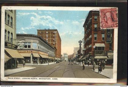 11031968 Bridgeport Connecticut Main Street Looking North