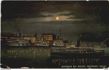 Detroit - Harbour by night