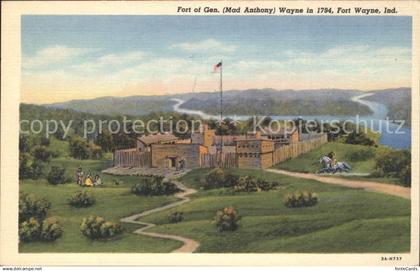 11694074 Fort Wayne Fort of General Mad Anthony Waye in 1794 Kuenstlerkarte