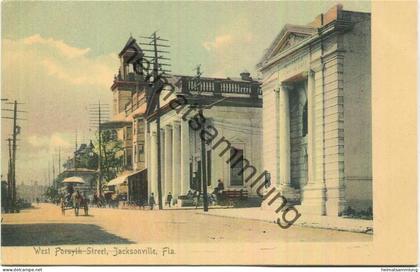 Florida - Jacksonville - West Forsyth Street - Edition The Rotograph Co. N. Y. City 1904