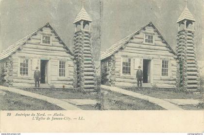 Stereographic image North America USA AK - Alaska > Juneau church