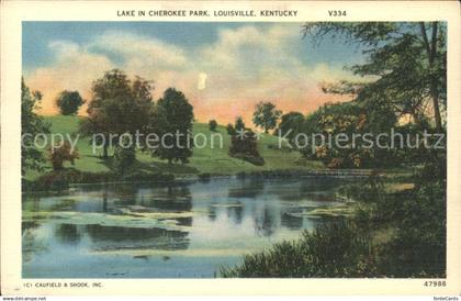 11686444 Louisville Kentucky Lake in Cherokee Park