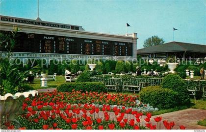 73058996 Louisville Kentucky Clubhouse Garden Scene Churchill Downs