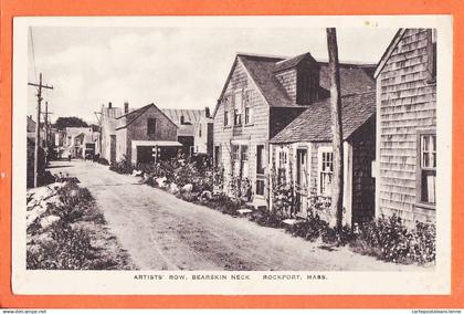 09353 / ⭐ ♥️  Peu Commun ROCKPORT MA-Massachusetts Artists ROW Bearskin Neck 1920s Photo-Bureau ALBERTYPE  Brooklyn